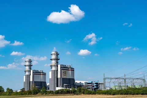 Trianel Hamm-Uentrop combined-cycle gas and steam power plant, two power plant units, each with an