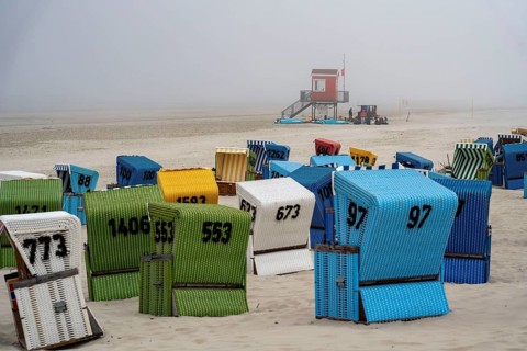 North Sea island Langeoog, early summer, shortly after the first easing of the lockdown in the