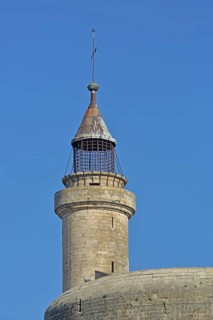 Spire of the Tour de Constance, defence defence tower, town tower, historic town fortification,