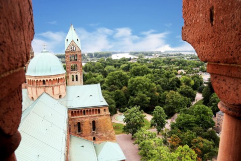 Panorama of Speyer, Rhineland-Palatinate