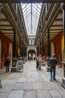 The historic old town of Stralsund, UNESCO World Heritage Site, Passage, Gallery in the historic