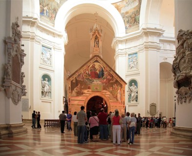 Portiuncula, Portiuncula, chapel in Santa Maria degli Angeli, Our Lady of the Angels, basilica