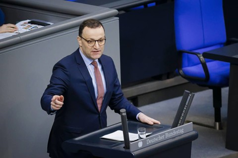 Jens Spahn, MdB, CDU, speaks in the German Bundestag. Berlin, 01.02.2024