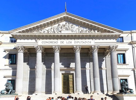 Palacio de las Cortes, Congreso de Los Diputados, Congress of Deputies, Houses of Parliament,