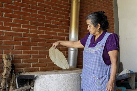 Teotitlan del Valle, Oaxaca, Mexico, Rural women in the Tlacolula Valley of Oaxaca benefit from a