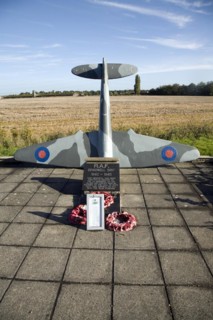 Second world war RAF memorial, Bradwell on Sea, Essex, England, UK
