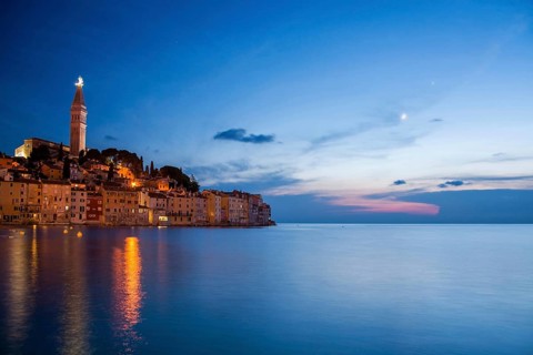 Rovinj is a town in Croatia on the west coast of the Istrian peninsula, Croatia, Europe