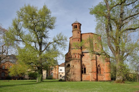 Old tower built in 994, Ottonian, landmark, Mettlach, Saarland, Germany, Europe