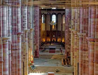 Imperial Cathedral, Speyer Cathedral, interior view, Speyer, Rhineland-Palatinate, Germany, Europe