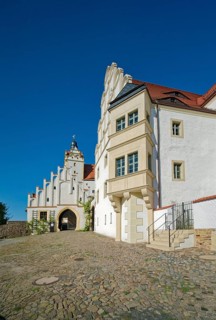 Renaissance Colditz Castle with escape museum about Allied prisoners of war and youth hostel,