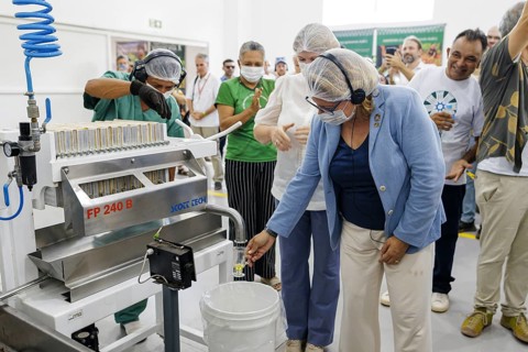 Svenja Schulze (SPD), Federal Minister for Economic Cooperation and Development, visits the