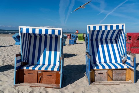 North Sea island of Langeoog, early summer, shortly after the first easing of the lockdown in the
