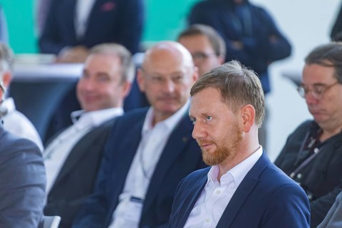 Presentation of the first fuel cell lorry from FES GmbH Fahrzeug-Entwicklung Sachsen. FES GmbH has