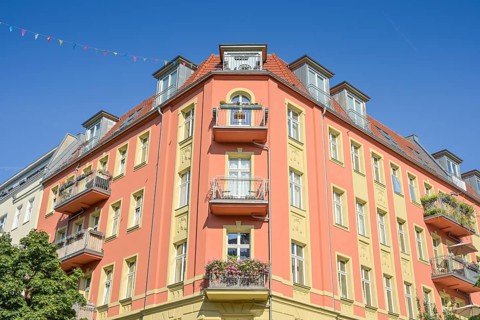 Old building, Immanuelkirchstraße, Winsstraße, Prenzlauer Berg, Pankow, Berlin, Germany, Europe