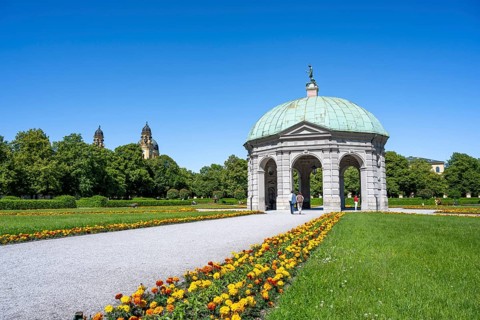 Diana Temple in the Hofgarten, Old Town, Munich, Upper Bavaria, Bavaria, Germany, Europe