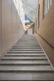 Staircase, modern extension, architect Henning Larsen, Ny Carlsberg Glyptotek or New Carlsberg
