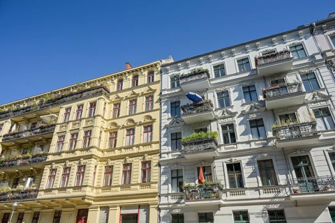 Old buildings, Fidicinstraße, Kreuzberg, Berlin, Germany, Europe
