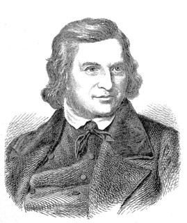 August Heinrich Hoffmann, known as Hoffmann von Fallersleben, 2 April 1798, 19 January 1874, a