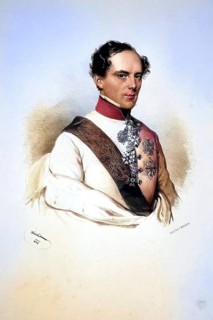 Viktor von Zichy-Ferraris (1806-1846), Count, Dragoon Colonel, Historical, digitally restored