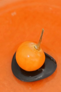 Cape gooseberry or Andean berry (Physalis peruviana), ripe fruit