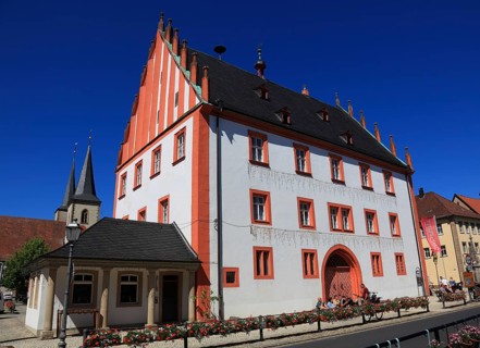 Old Town Hall, Hassfurt, Hassfurt, Hassberge district, Lower Franconia, Bavaria, Germany, Europe