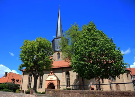 Protestant town church, Schlitz, small town in the east of the Vogelsberg district in central