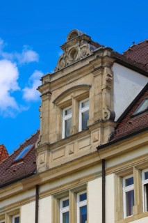 Detail, Backnang Castle, Schickhardt Castle, ducal castle, historic building, built between 1605