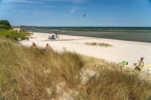 On the beach at Spodsbjerg, Langeland Island, Denmark, Europe