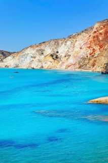 Fyriplaka beach, Milos Island, Cyclades Islands, Greece, Europe