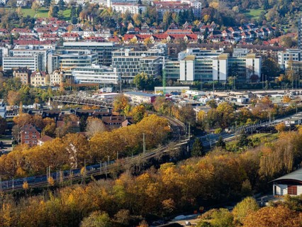 Railway line in the Stuttgart-Nord area with transfer to the Panormabahn and Gäubahn. A possible