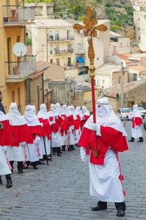 Good Friday procession, Enna, Siclly, Italy, Europe