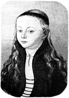 The approximately 11-year-old Magdalena or Lenchen Luther (1529-1542), second girl, third child of