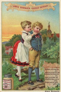 Picture series Children, Brüderlein must mir nicht mehr böse sein, Brother and sister, Liebig