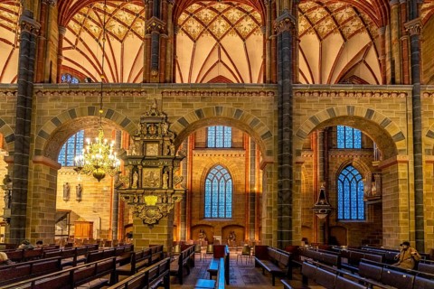 Interior of Bremen's St Peter's Cathedral, Free Hanseatic City of Bremen, Germany, Europe