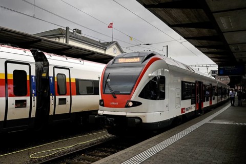 SBB passenger train station