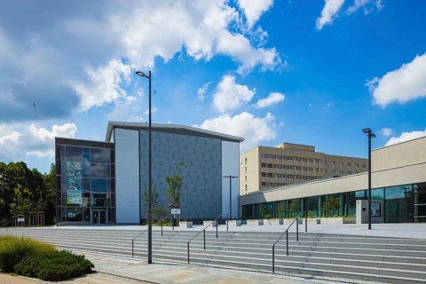 Swimming and diving hall Freiberger Platz