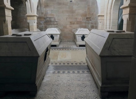 Koháry crypt under the church of St. Augustin in Coburg, burial place of the Catholic line of the