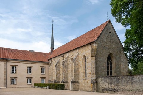 Gothic monastery church of St. Bernhard, Gravenhorst Monastery, former Cistercian abbey, Hörstelo,