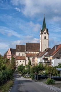 Old Town and Church of the Assumption of the Virgin Mary, Engen, Constance County,