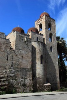 City of Palermo, Chiesa San Giovanni degli Eremiti is a Norman church building near the Norman