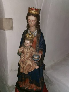 Madonna, St. Boniface, a former free-world ladies' convent with a collegiate church in