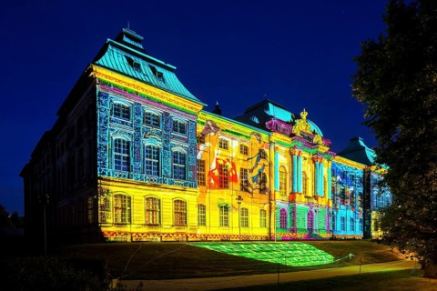 Palais Sommer façade mapping