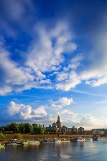 DEU Saxony Dresden Dresden Old Town Silhouette