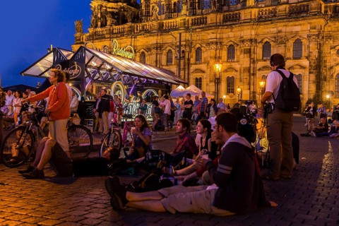 Richard Strauss Gala, broadcast from the Semperoper onto the Theaterplatz