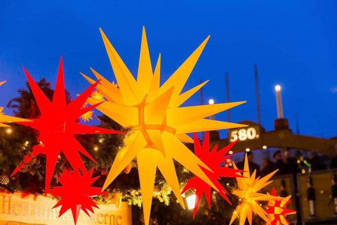 580th Striezelmarkt in Dresden Herrnhut stars are a must. The Striezelmarkt, which has been held