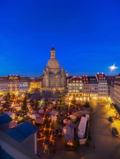 Christmas market on Dresden's Neumarkt square