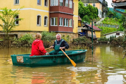 Flood in Rathen