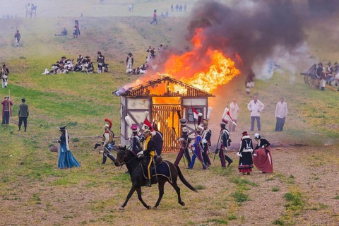 Re-enactment of the Battle of the Nations