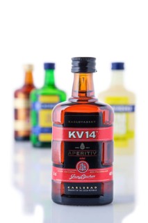 2019, November 5-th, Minsk, Belarus, Karlsbader Becher-Bitter, KV14 Becherovka, Europe
