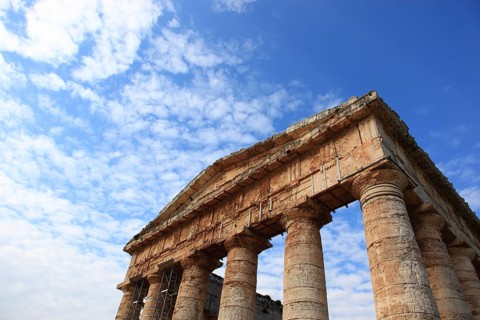 Temple of Hera, Temple of Hera in the former ancient city of Segesta, the province of Trapani,